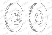 DDF1631X Brzdový kotouč PREMIER FERODO