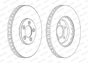 DDF1648C FERODO brzdový kotúč DDF1648C FERODO
