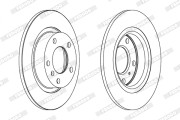 DDF1651X Brzdový kotouč PREMIER FERODO