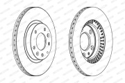 DDF1657 FERODO brzdový kotúč DDF1657 FERODO