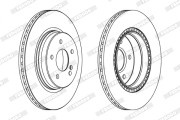 DDF1764X Brzdový kotouč PREMIER FERODO