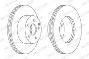 DDF1917X Brzdový kotouč PREMIER FERODO
