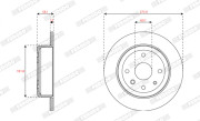 DDF1944C Brzdový kotouč MAXI KIT FERODO