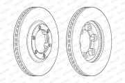 DDF1946C FERODO brzdový kotúč DDF1946C FERODO