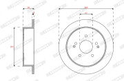 DDF1992C Brzdový kotouč MAXI KIT FERODO