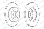 DDF203X Brzdový kotouč PREMIER FERODO