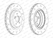 DDF2177 FERODO brzdový kotúč DDF2177 FERODO