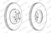 DDF2403X Brzdový kotouč PREMIER FERODO