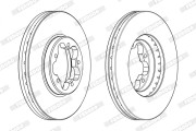 DDF2469X Brzdový kotouč PREMIER FERODO