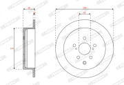 DDF2519C Brzdový kotouč MAXI KIT FERODO