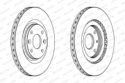 DDF251 FERODO brzdový kotúč DDF251 FERODO