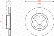 DDF2693C Brzdový kotouč MAXI KIT FERODO