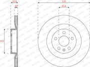 DDF2732C Brzdový kotouč MAXI KIT FERODO