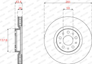 DDF2776C Brzdový kotouč MAXI KIT FERODO