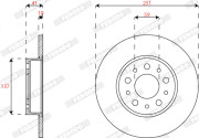 DDF2777C Brzdový kotouč MAXI KIT FERODO