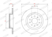 DDF2778C Brzdový kotouč MAXI KIT FERODO