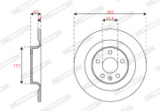 DDF2827C Brzdový kotouč MAXI KIT FERODO