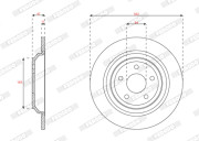 DDF2977C Brzdový kotouč MAXI KIT FERODO