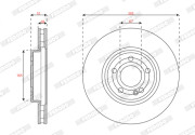 DDF2994C Brzdový kotouč MAXI KIT FERODO