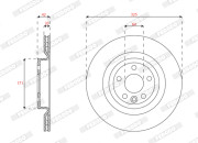 DDF2996C Brzdový kotouč MAXI KIT FERODO