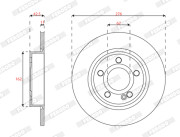 DDF3024C Brzdový kotouč MAXI KIT FERODO