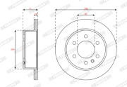 DDF3030 Brzdový kotouč MAXI KIT FERODO