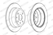 DDF331X Brzdový kotouč PREMIER FERODO
