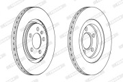 DDF332X Brzdový kotouč PREMIER FERODO
