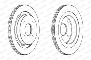 DDF338 Brzdový kotouč FERODO