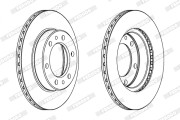 DDF347X Brzdový kotouč PREMIER FERODO