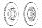 DDF465 FERODO brzdový kotúč DDF465 FERODO