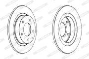 DDF524X Brzdový kotouč PREMIER FERODO