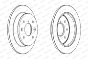 DDF544 Brzdový kotouč FERODO
