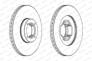 DDF610 FERODO brzdový kotúč DDF610 FERODO