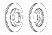 DDF701 FERODO brzdový kotúč DDF701 FERODO