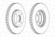 DDF716 Brzdový kotouč FERODO