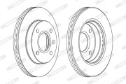 DDF766X Brzdový kotouč PREMIER FERODO