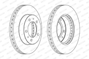 DDF772 Brzdový kotouč FERODO