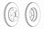 DDF777 FERODO brzdový kotúč DDF777 FERODO