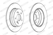 DDF819X Brzdový kotouč PREMIER FERODO