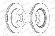 DDF860X Brzdový kotouč PREMIER FERODO