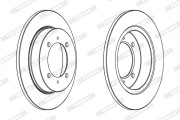 DDF886X Brzdový kotouč PREMIER FERODO