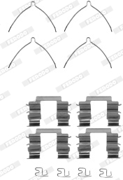 FBA497 FERODO sada príslużenstva oblożenia kotúčovej brzdy FBA497 FERODO