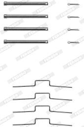 FBA532 Sada příslušenství, obložení kotoučové brzdy MAXI KIT FERODO