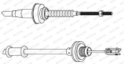 FCC424239 Tazne lanko, ovladani spojky FERODO