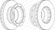 FCR197A Brzdový kotouč MAXI KIT FERODO
