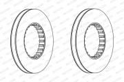 FCR249A Brzdový kotouč PREMIER FERODO