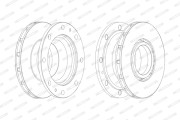 FCR341A FERODO brzdový kotúč FCR341A FERODO