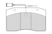 FCV1614 FERODO sada brzdových platničiek kotúčovej brzdy FCV1614 FERODO