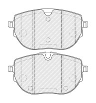 FDB5350 Sada brzdových destiček, kotoučová brzda Ferodo FERODO